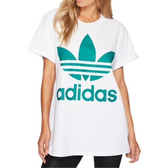 womens oversized adidas t shirt